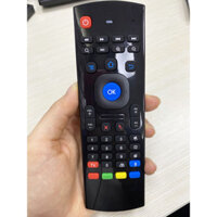 Mx3 Chuột Không Khí Bằng Giọng Nói Bàn Phím Mini 2.4G Chuột Bay Từ Xa Không Dây Với IR Học Tập Cho Android Smart TV Box X96 H96 MAX