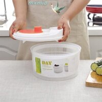 Mxmio salad spinner nhựa xà lách công suất lớn có nắp để giặt sấy khô máy khử nước quay có lá