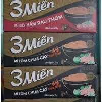 Mỳ 3 miền thùng 30 gói