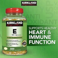 [Mỹ] (500 viên) Vitamin E Kirkland Signature 400 IU