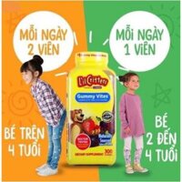 (Mỹ Authentic) Kẹo Dẻo Gấu Multi Vitamin Trẻ Em L'il Critters Gummy Vites 300 viên Mỹ ăn ngon tăng đề kháng