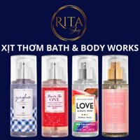 [Mỹ - Canada] Xịt Thơm Toàn Thân Body Mist Bath & Body Works Fine Fragrance Mist Travel & Full Size 75 236 ML