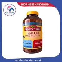 [Mỹ chính hãng] Dầu cá Omega 3 Nature Made Fish oil 1200mg hộp 300 viên