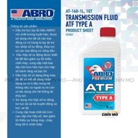 (Mỹ) Dầu Trợ Lực Tay Lái - Hộp Số Tự Động  ATF ABRO