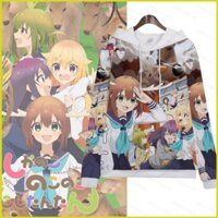 My Deer Friend Nokotan Torako Koshi Noko Shikanoko Áo Khoác Anime Áo Unisex Dài Tay Top Cosplay