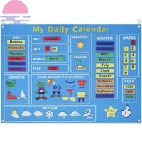 My first daily calendar felt-board for toddlers today calendar preschool learning play felt-board kit shopskc8641