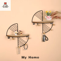 [My Home] Kệ treo tường không khoan, kệ đầu giường, giá treo tường phòng ngủ, vật dụng trang trí lưu trữ ở lối vào phòng khách