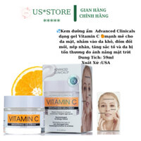 (Mỹ) Kem Dưỡng Ẩm Vitamin C Advanced Clinicals Sáng Da Gel Cream 59ml