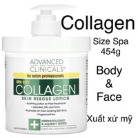 [MỸ] Kem Dưỡng Da Advanced Clinicals Collagen 454g