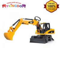 MY KINGDOM - Đồ Chơi Mô Hình Xe Xúc CAT Bánh Lốp Bruder BRU02445