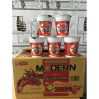 Mỳ Lẩu Thái tôm- Mỳ Ly Modern (thùng 24lỹ 67g)