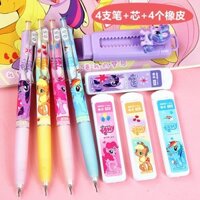 My Little Pony Cơ Bút Chì Hoạt Hình Dễ Thương Công Chúa Bé Trai Bé Gái 0.5 Bút Chì + Chì Da Cao Su Quà Tặng