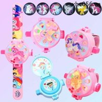 My Little Pony Điện Tử Đồng Hồ Vòng Papa Papa Dạ Quang Đồ Chơi Trẻ Em Mẫu Giáo Chiếu Vòng Tay Cô Gái