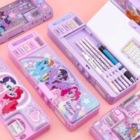 My Little Pony Dreamy Nhấp Nháy Lấp Lánh Hộp Văn Phòng Phẩm Phong Cách Cô Gái Trẻ Em Học Sinh Tiểu Học Nhựa Đa Năng Hộp Đựng Bút Chì Cơ Khí Hai Lớp 2024 Phong Cách Mới Hộp Đựng Bút Chì Bé Gái Lớp Một Hộp Đựng Bút Chì Giá Trị Cao