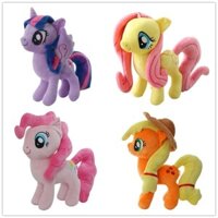 My Little Pony Sang Trọng Búp Bê Anime Twilight Sparkle Fluttershy Pinkie Pie Hoạt Hình Mềm Kawaii Đồ Chơi