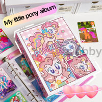 My Little Pony Thẻ album ins Phong Cách Bộ Sưu Tập Thẻ Lá Rời album Phim Người Hâm Mộ Bộ Sưu Tập Sách Có Thể Chứa 80-240 Thẻ