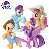 My Little Pony Toy Mini Story Trọn bộ 4 món quà tặng ngựa con nhân vật chính cho bé gái