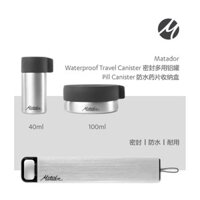 Mỹ Matador Kín Hộp Nhôm Chống Thấm Nước Đa Năng Hộp Bảo Quản Thuốc Bảo Quản Đồ Ăn Nhẹ Du Lịch mini Pill Box