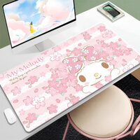 My Melody Miếng Lót Chuột Dễ Thương Lớn Hello Kitty Cinnamoroll Kuromi Kawaii Thảm Chuột Màu Hồng Văn Phòng Để Bàn Laptop Chơi Game Lớn Mousepad