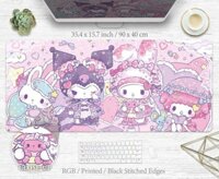 My Melody Mousepad Màu Hồng Để Bàn Thảm Miếng Lót Chuột Dễ Thương XXL XL Thẩm Mỹ Miếng Lót Chuột Dễ Thương rgb Deskmat Kawaii Deskpad Pastel Gamer Chơi Game Lớn Dễ Thương