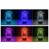 My Neighbor Totoro 7 Color LED USB Night Light 3D Lamp Anime Collectible