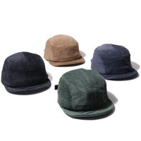 Mỹ Ngắn Viền TRF Phiên Bản Hàn Quốc Nhật Bản Đường Phố Retro Mềm Top Năm Lá Mũ Phù Hợp Với Tất Cả Các Trận Đấu Mũ Vải Thắt Lưng DTMZ326