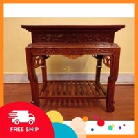 Mỹ Nghệ Bắc Ninh  Đôn bàn trang trí gỗ hương cao 60 × mặt 40cm