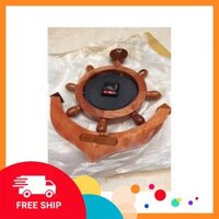 Mỹ Nghệ Bắc Ninh  Đồng hồ treo tường mỏ neo gỗ cẩm lai hàng thủ công cao cấp