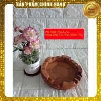 [Mỹ Nghệ Đồng Kỵ] Kỷ đế tròn gỗ hương đỏ Kỷ tròn-Đôn tròn không chân-Đế bát hương (đồ thờ gỗ, kê bát hương)