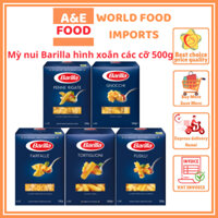 Mỳ nui Barilla 500g Farfalle No.65/Fusilli No.98/Gnocchi No.85/Penne Rigate No.73/Tortiglioni No.83