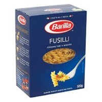 Mỳ nui Barilla MUA 1 TẶNG 1: hình xoắn các cỡ Fusilli 500g. Barilla