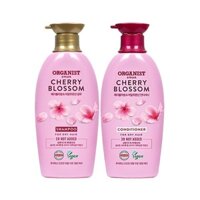[Mỹ phẩm Hàn Quốc] Dầu Gội Thuần Chay Và Dầu Xả Organist Chiết Xuất Từ Hoa Anh Đào Dành Cho Tóc Khô Rối 500ml