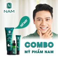 Mỹ Phẩm NAM - COMBO dưỡng da, ngừa mụn dành cho NAM (Serum + Gel Mụn + Sữa Rửa Mặt)