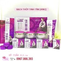 Mỹ phẩm SHUIJINGBAI TRỊ NÁM BẠCH THỦY TINH TÍM (4IN1)