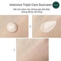 Mỹ phẩm siêu lành tính Kem chống nắng lâu trôi làm sáng da innisfree Intensive Triple Care Sunscreen SPF50+