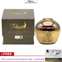 Mỹ Phẩm TAKARA - Kem dưỡng trắng da toàn thân chiết xuất từ 9 loại thảo dược (500g) + Quà Tặng