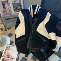 Mỹ Retro Bóng Chày Đồng Phục Nam Áo Khoác Thiết Kế Theo Mùa Niche Áo Khoác Đường Phố Cặp Đôi Ruffian Đẹp Trai Top Quần Áo 24.12.30 524F