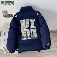 Mỹ Retro Phong Cách Dân Tộc Thêu Cổ Đứng Áo Khoác Cotton Đệm Nam Nữ Mùa Đông Cặp Đôi Hợp Thời Trang Thương Hiệu Áo Khoác Puffer Áo Khoác