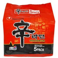 MỲ SHIN RAMYUN HÀN QUỐC 1 LỐC 5 GÓI 120 GRAM