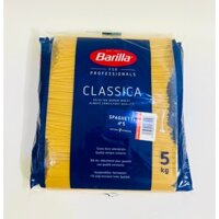 Mỳ sợi hình ống Spaghetti Chef số 5 - Spaghetti No.5 Chef – 5kg - Barilla