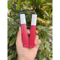 [Mỹ] Son kem lì lâu trôi Maybelline Super Stay Matte Ink tone 325 Shot Caller. Màu đỏ tươi: