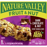 [Mỹ] thanh ngũ cốc socola trái cây và hạt Nature Valley Chewy hộp 6 thanh x 35g mỗi thanh