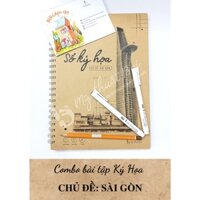 [MỸ THUẬT BỤI] Combo bài tập vẽ ký họa Chủ đề: Sài Gòn