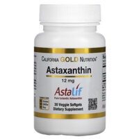[Mỹ ] viên uống chống oxy hóa Astaxanthin Astalif 12mg California Gold Nutrition 30vien (2023)