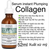 [Mỹ] Xoá nếp nhăn Advanced Clinicals Collagen Serum 52ml