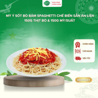 Mỳ Ý Sốt Bò Băm SPAGHETTI Chế Biến Sẵn Ăn Liền Tiện Lợi Thơm Ngon Cho Bữa Ăn