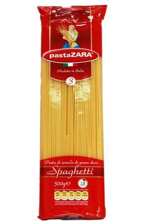Mỳ Ý Spaghetti 03 Pasta Zara Gói 500g