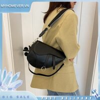 [Myhomever.vn] Túi Hobo Mini Da PU Vintage Nữ Yên Túi Đeo Vai Nữ Top Tay Cầm Túi