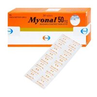 Myonal 50mg Etsai 3 vỉ x 10 viên – Điều trị cải thiện tăng trương lực cơ