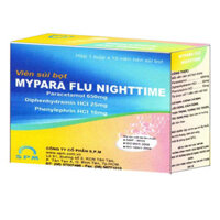 Mypara flu nighttime làm giảm tạm thời sung huyết mũi, chảy mũi, hắt hơi